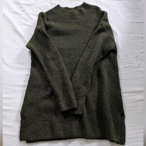 Old Navy Olive Knit Tunic Sweater
